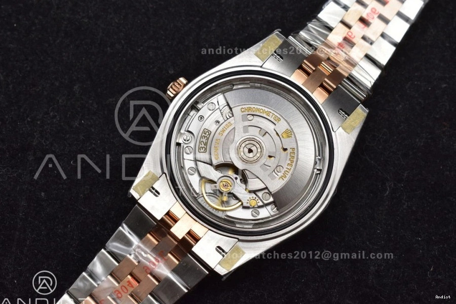 Roman 126333 DateJust 41 ARF Gray Best Dial SS 904L Weight) 1:1 RG Green SS Jubilee on Bracelet (Gain SH3235 Steel Edition RG 0501